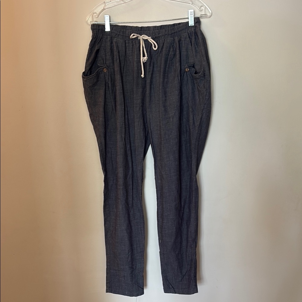 Piper Gore Gray Cotton Pants